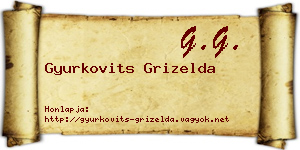 Gyurkovits Grizelda névjegykártya